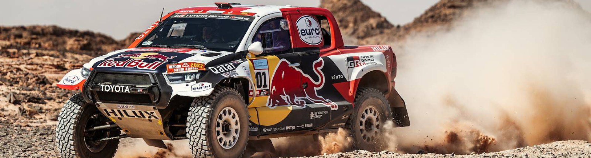 Изображение на странице НАССЕР АЛЬ-АТТИЯ ЗА РУЛЕМ TOYOTA HILUX СТАЛ ПОБЕДИТЕЛЕМ РАЛЛИ-РЕЙДА «ДАКАР-2022» Тойота Центр Архангельск